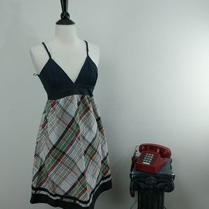 Boho Style Dress by Billabong Diagonal Madras Lg